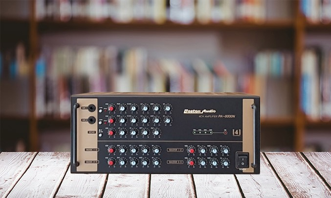 Amply Boston Audio PA 8000N giúp kết nối tiện lợi